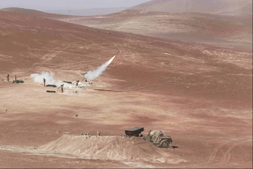 Disparo de un MANPADS 9K38 Igla (SA-18 Grousse).(Ministerio de Defensa del Per