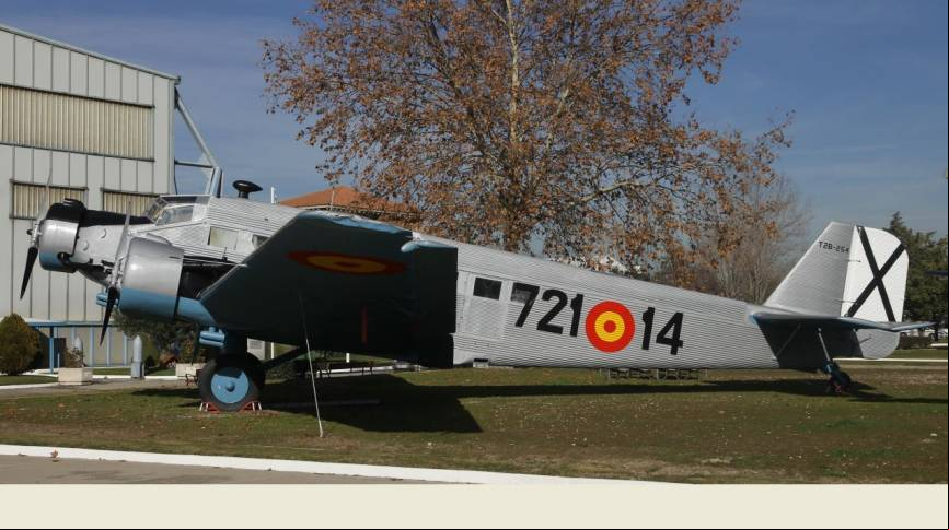 Otro de los aviones recientemente restaurados es uno de los 2 CASA-352L (Junkers Ju-52 3/m) con los que cuenta el Museo. (Julio Maiz, copyright defensa.com)