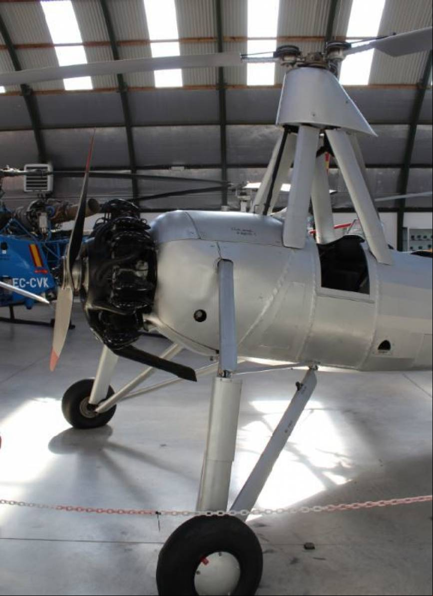 AUTOGIRO LA CIERVA C-30. Primer autogiro sin alas, se adquirieron dos para Aviaci