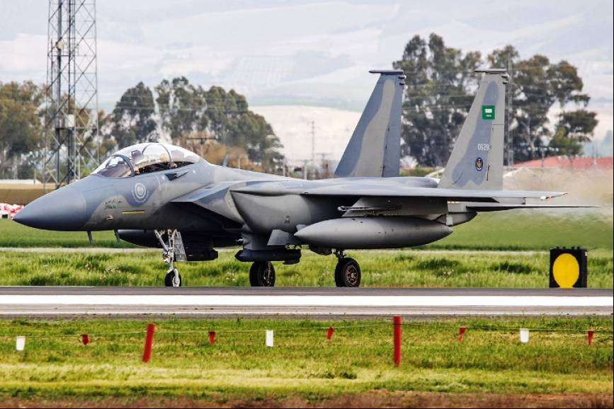 Los 6 F-15SA llegaron a Mor