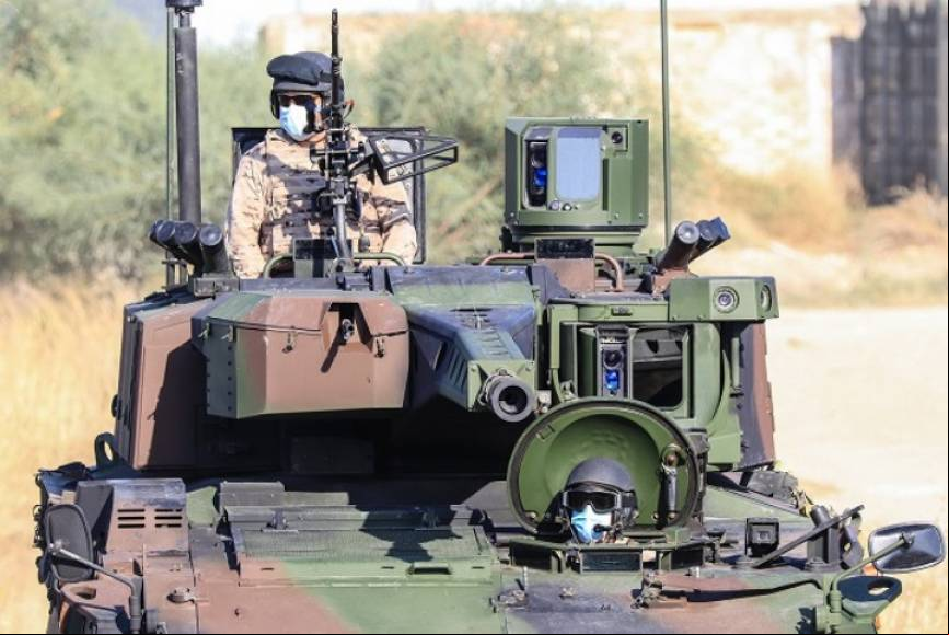 Detalle de la torre Rheinmetall Lance del