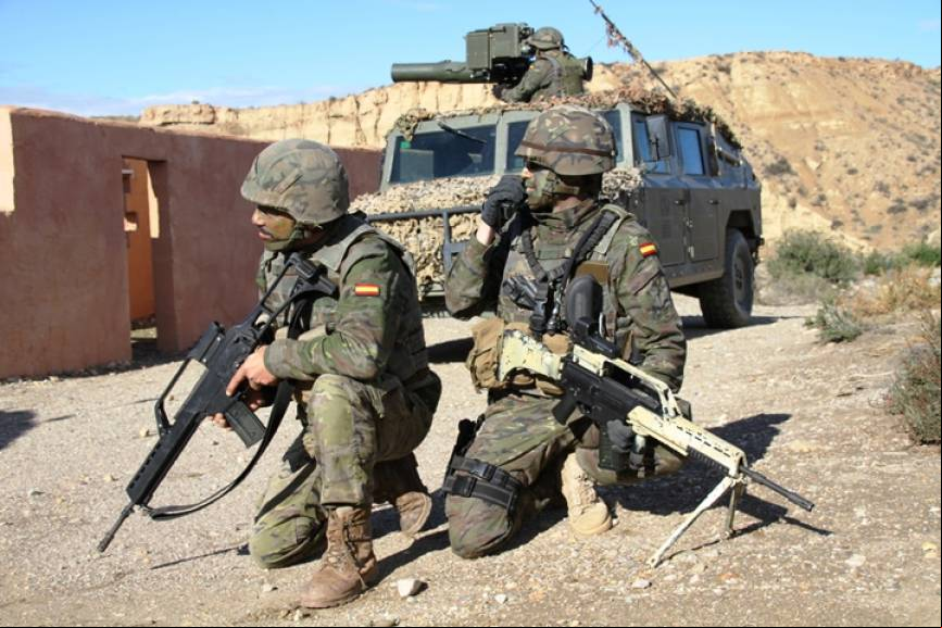 En las unidades legionarias sobresale la m