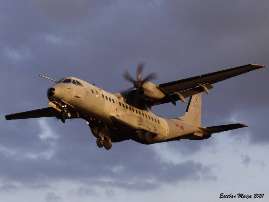 El C295 con callsign "TUC