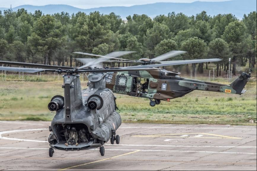 Las FAMET han desplegado sus helic