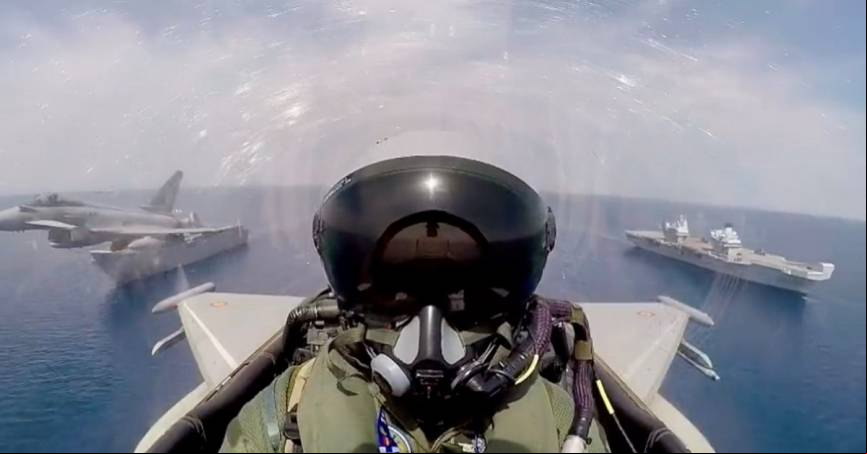 Un par de Eurofighter espa