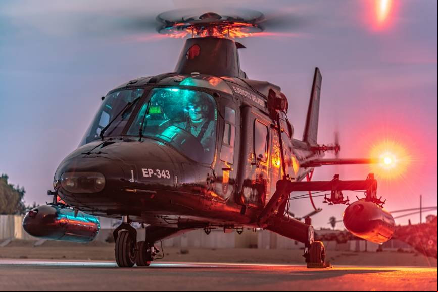 Leonardo A-109K Hirundo del Batallon de Reconocimiento y Ataque N
