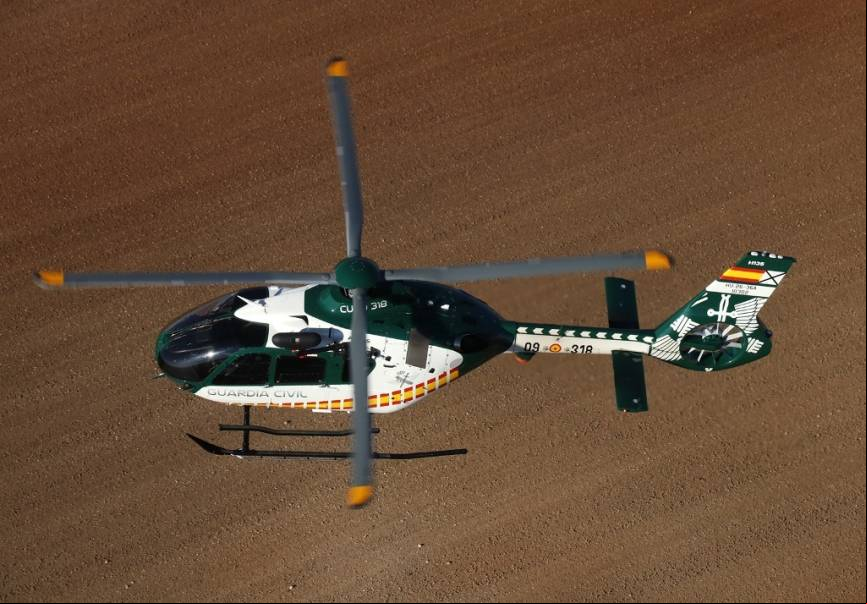 Otra imagen del 09-318, entregado en octubre de 2023 por Airbus Helicopters Espa