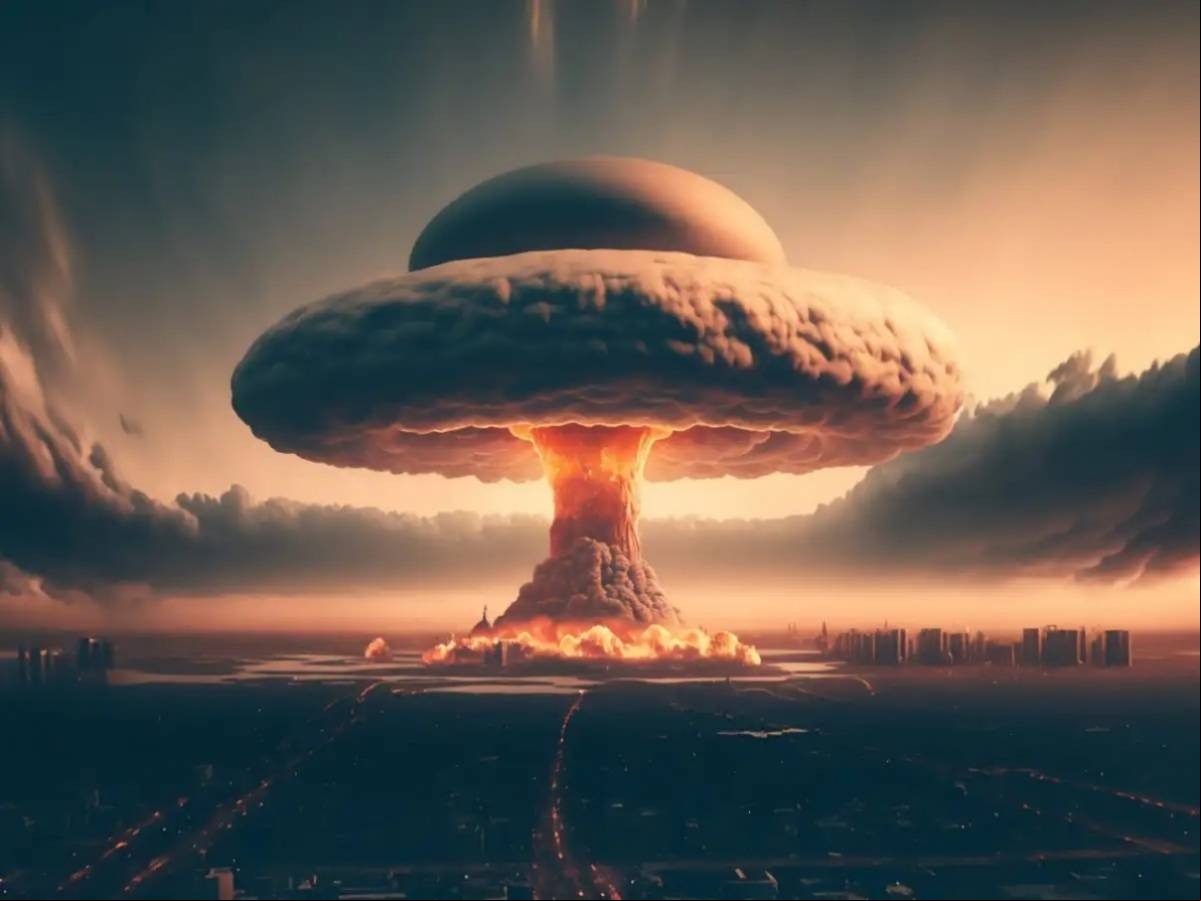 En una bomba at