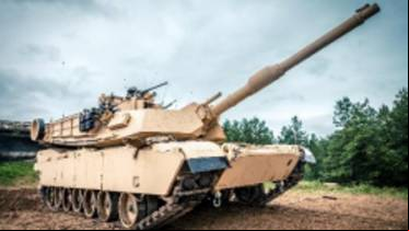 Un carro de combate M1 Abrams del Ej
