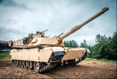 Un carro de combate M1 Abrams del Ej
